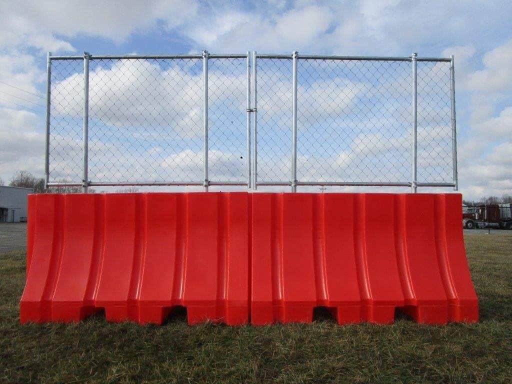 42 Water-Filled Plastic Jersey Barrier