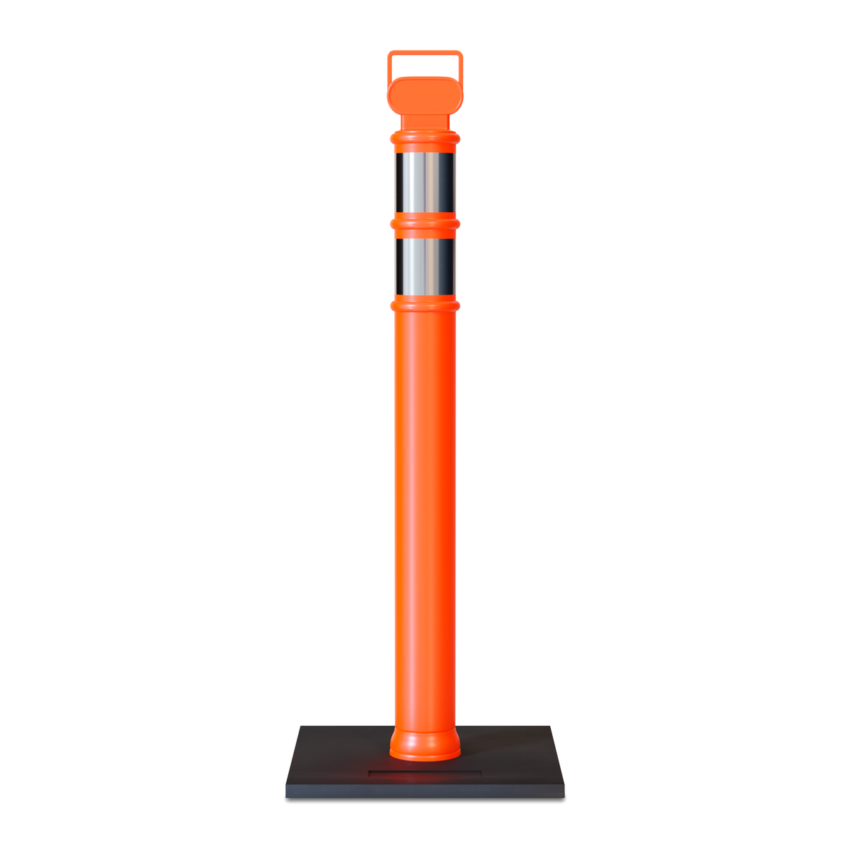 Delineator Post with Base, 45 in. - Trafford Industrial - Crowd Control