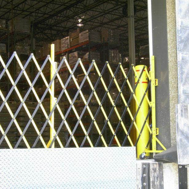 Accordion style safety outlet gate