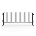 20 Pack - 8.5 Ft Powder-Coated Steel Barricades