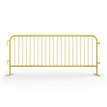 20 Pack - 8.5 Ft Powder-Coated Steel Barricades