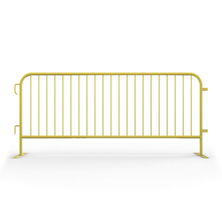 20 Pack - 8.5 Ft Powder-Coated Steel Barricades