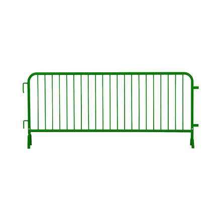 20 Pack - 8.5 Ft Powder-Coated Steel Barricades