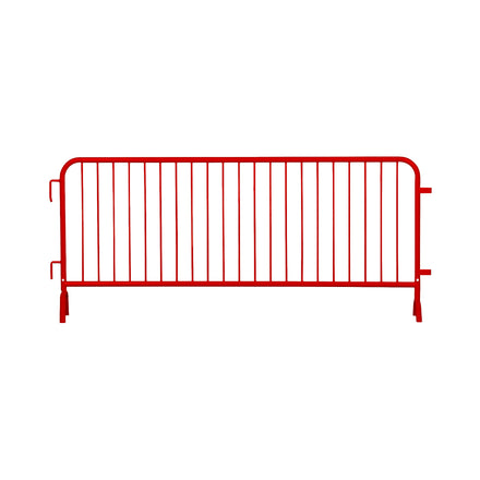 20 Pack - 8.5 Ft Powder-Coated Steel Barricades