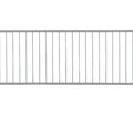 20 Pack - 8.5 Ft Powder-Coated Steel Barricades