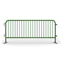 20 Pack - 8.5 Ft Powder-Coated Steel Barricades