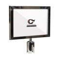 Post Top Sign Frame for CCW Series Retractable Belt Barriers for 3