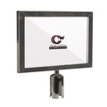 Post Top Sign Frame for CCW Series Retractable Belt Barriers