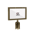 Post Top Sign Frame for CCW Series Retractable Belt Barriers for 3