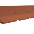 Plain Concrete Jersey Barrier - Straight End