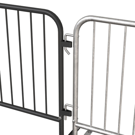 Economy Steel Barricade, Lightweight, Pre-Galvanized - Angry Bull Barricades