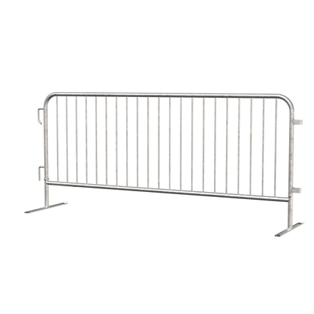 Economy Steel Barricade, Lightweight, Pre-Galvanized - Angry Bull Barricades