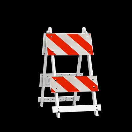 Fibercade Type I and Type II Traffic Barricades