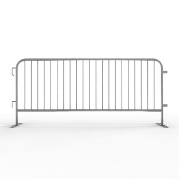 *SUPER BUY* Pack of (10) Heavy Duty Interlocking Steel Barricades, 8.5 Ft.