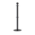 Ball Top Dual Rope Stanchion with Low Profile Base - Montour Line CXLineD