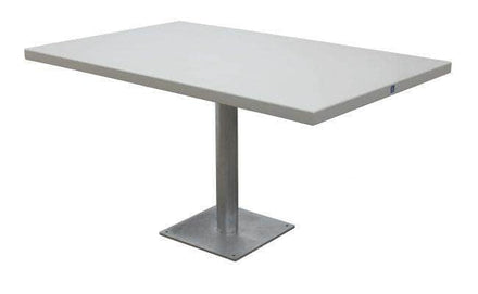 Large 57 in. Rectangular Concrete Top Picnic Table