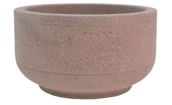 Form Basic Low Profile Round Concrete Planter