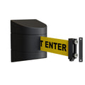 Wall Mounted Retractable Belt Barrier, 25 Ft. Belt - Montour Line WMX160