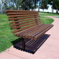 Spine Wood Park Bench - 4 Ft.